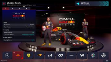 F1 Manager 2022 - Launch screenshot 01 - RedBull